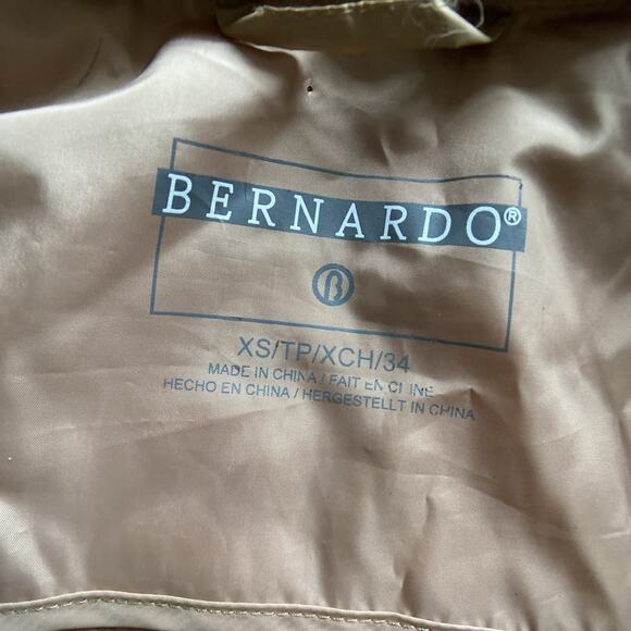 Bernardo Quilted Puffer Jacket Women Sz XS Tan Prima Loft Lightweight - Picture 4 of 12